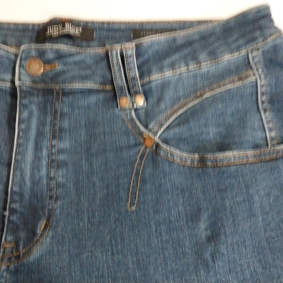 JUDI BLUE  Indigo Cropped Jeans - Picture 5 of 16